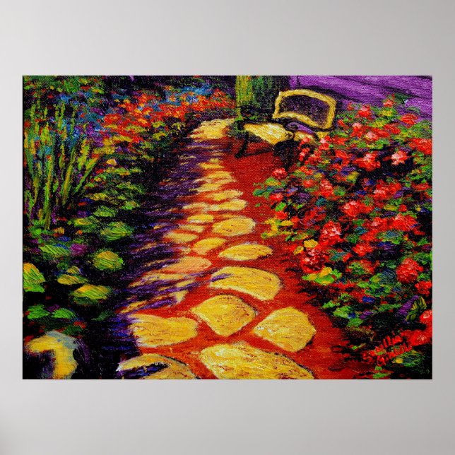 Stone Garden Pathway Poster (Front)