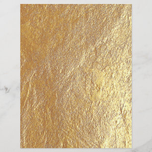 Stone Gold & Silver 2 Sided Scrapbook Paper