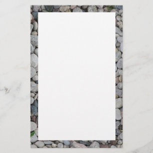 Stone/gravel border stationary stationery
