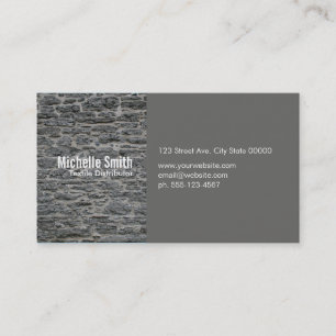 Stone / Grey Business Card