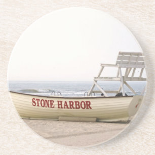 Stone Harbour Lifeguard Boat Coasters