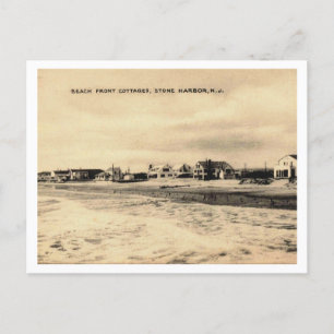 Stone Harbour NJ Cottages 1944 Postcard