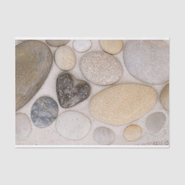 Stone heart tissue paper (Front)