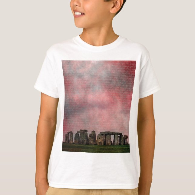 Stone Henge Textural T-Shirt (Front)