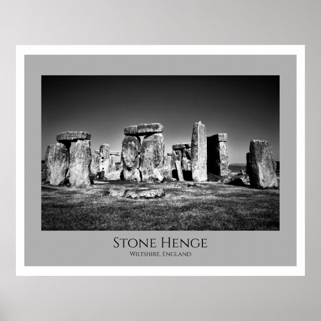Stone Henge, Wiltshire England Poster (Front)