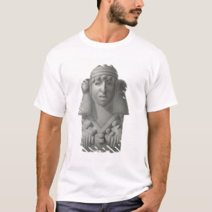 Stone idol of the Rain God Cocijo, plate from 'Anc T-Shirt