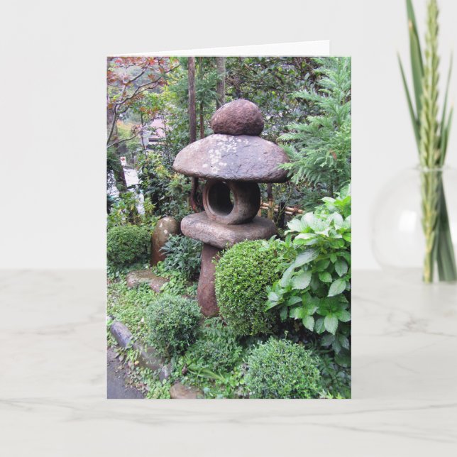 Stone Lantern Card (Front)