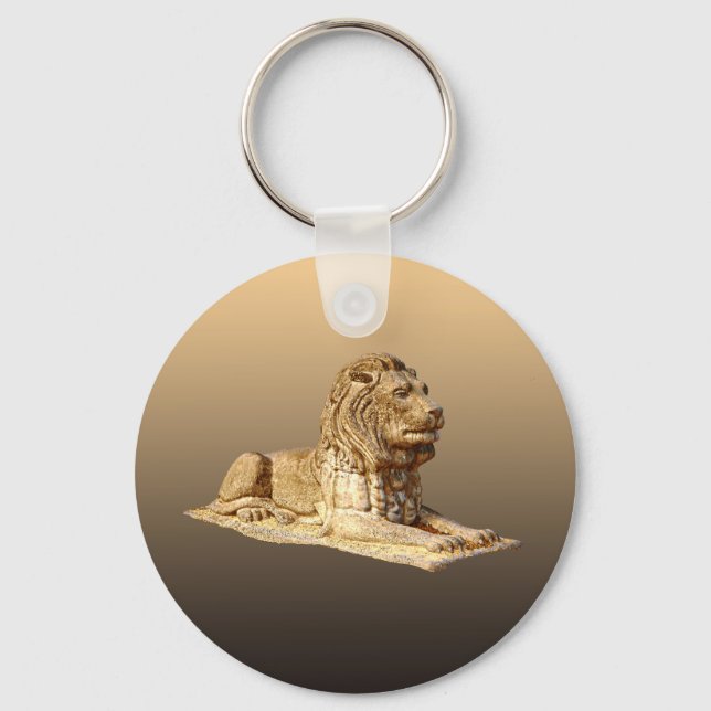 Stone Lion Keychain (Front)