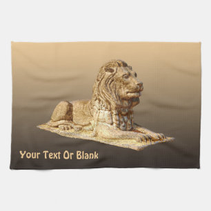 Stone Lion Kitchen Towel
