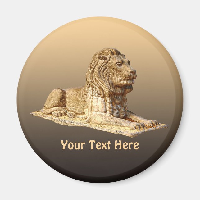 Stone Lion Magnet (Front)