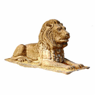 Stone Lion Photo Sculpture Magnet