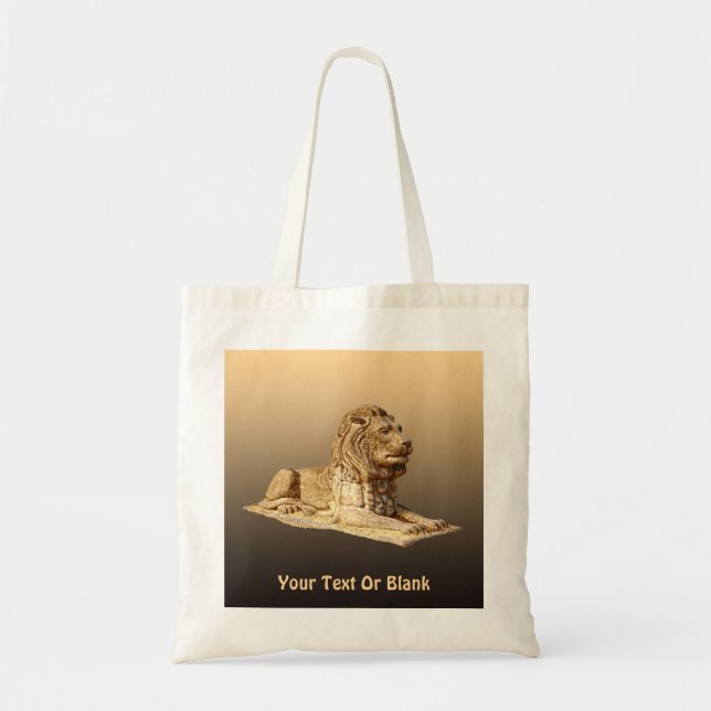 Stone Lion Tote Bag (Front)