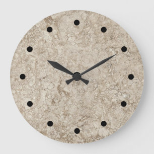 Stone Look Pattern Kitchen Wall Clocks