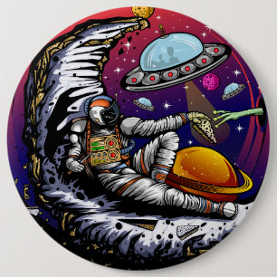 Stone Magnet 6 Inch Round Button