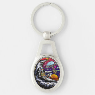 Stone Magnet Keychain