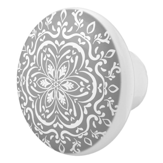 Stone Mandala Ceramic Knob (Right)