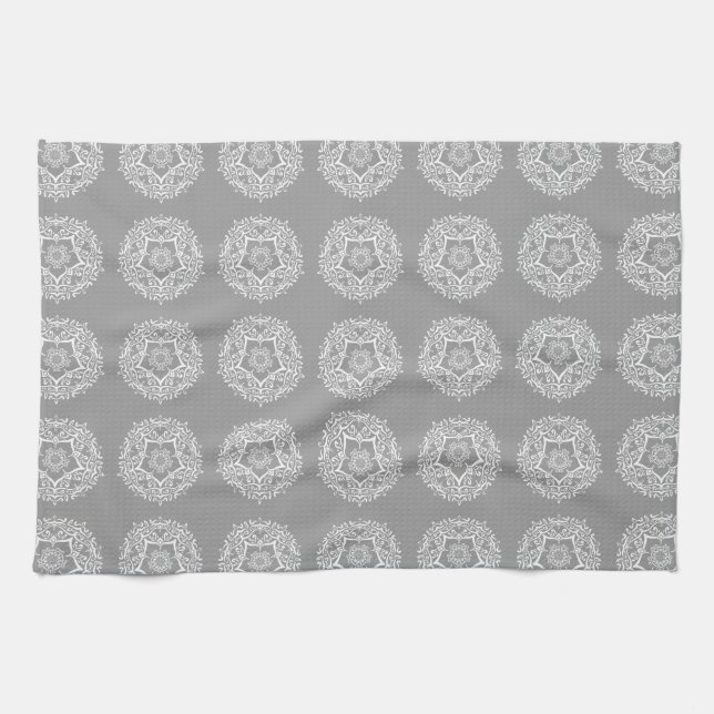 Stone Mandala Kitchen Towel (Horizontal)