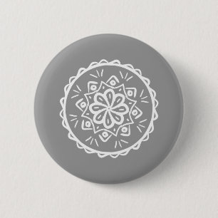 Stone Mandalala 2 Inch Round Button