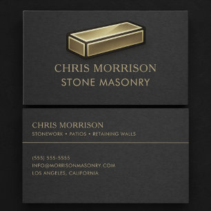 Stone Masonry Business Card