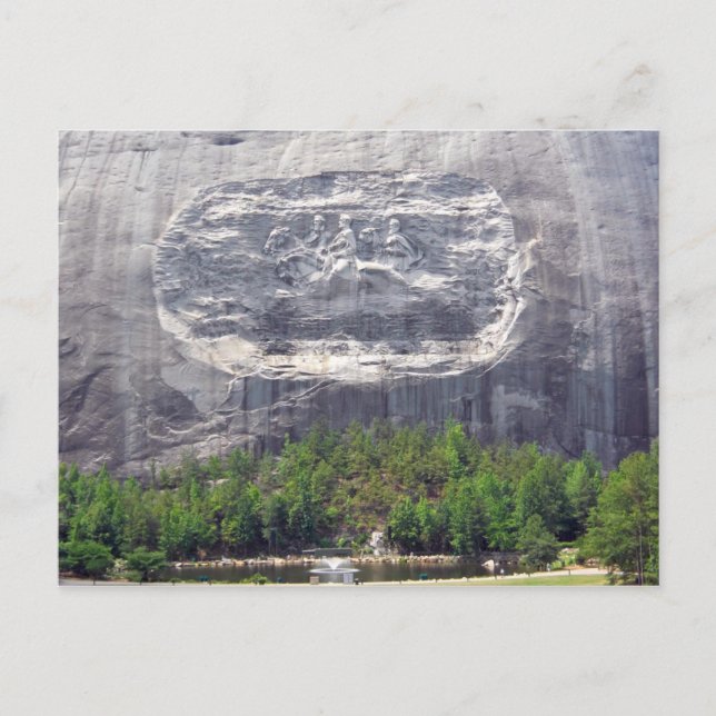 Stone Mountain Carving Stone Mountain Georgia 2 Postcard (Front)