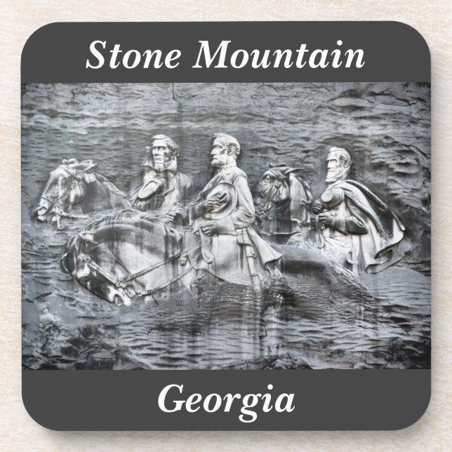 Stone Mountain Georgia Monument to the Confederacy Coaster (Front)