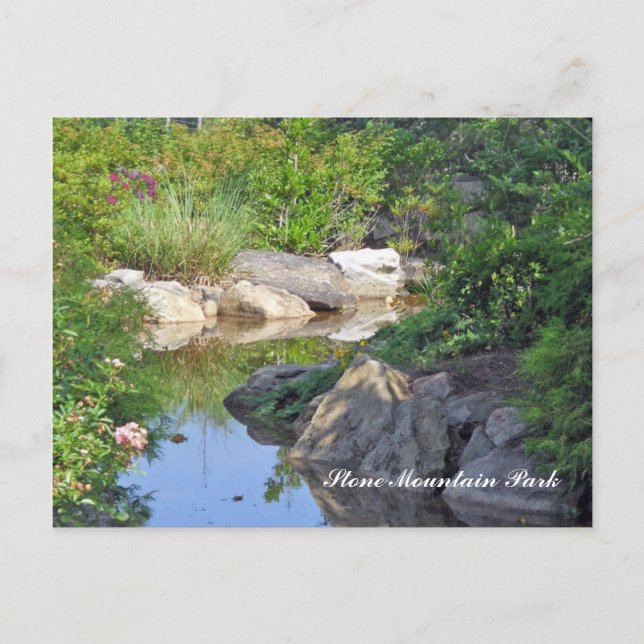 Stone Mountain Park Creek Stone Mountain GA 3 Postcard (Front)
