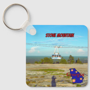 Stone Mountain Summit Skyride Georgia Souvenir Keychain