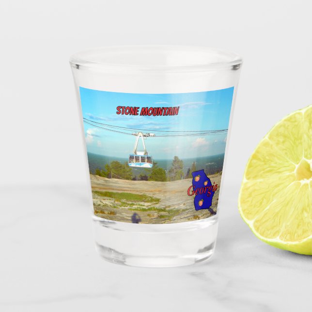 Stone Mountain Summit Skyride Georgia Souvenir Shot Glass (Front)