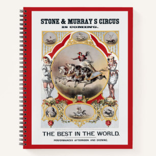 Stone & Murray's Circus, Circa 1870. Notebook