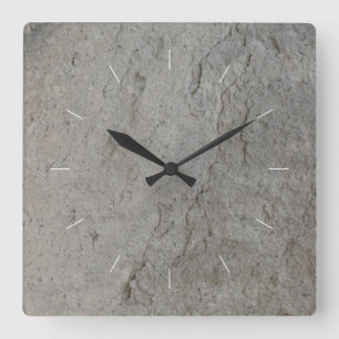 STONE   natural image Square Wall Clock