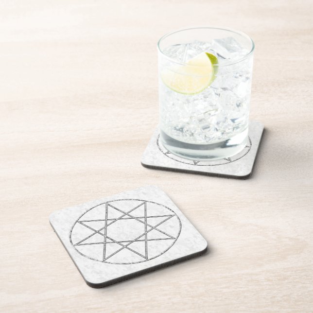 Stone Octagram Coaster (Right Side)