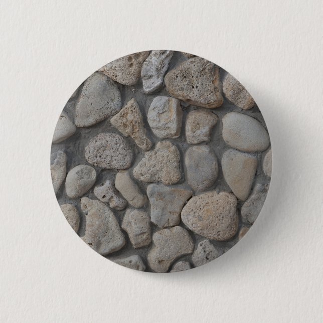 Stone pattern 2 inch round button (Front)