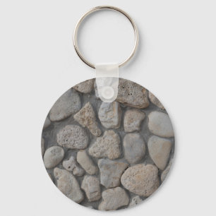 Stone pattern keychain