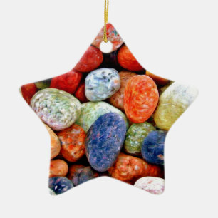 Stone & Pebble Ceramic Ornament