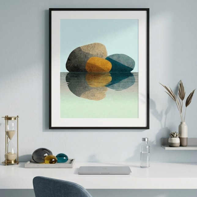 Stone Reflection Wall Art for Living Room Decor (Creator Uploaded)