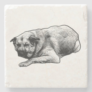 Stone Rest, Dotted Scene Coaster