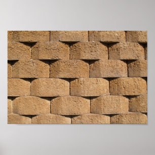 Stone Retaining Wall Canvas or Poster