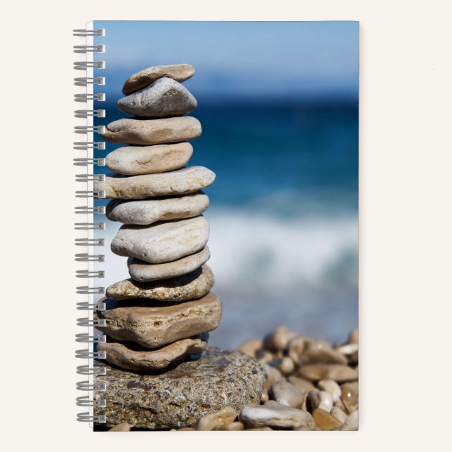 Stone, Rock, Balance Notebook (Front)