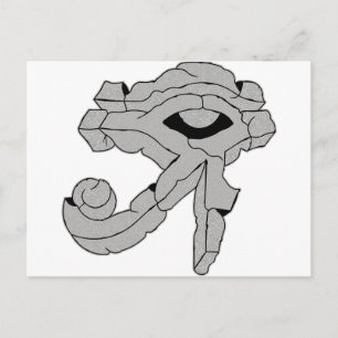 Stone Rock Eye Of Ra Postcard