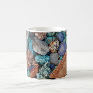 Stone rock natural texture colourful  coffee mug