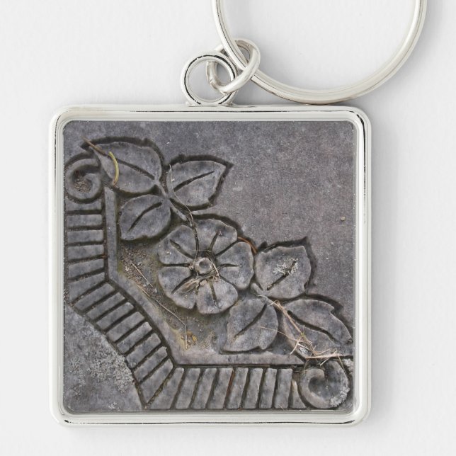 Stone Rose Keychain (Front)