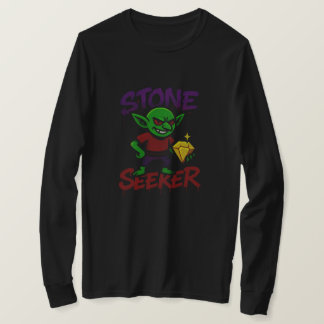 Stone Seeker – Fantasy Goblin | BLACK ONLY T-Shirt