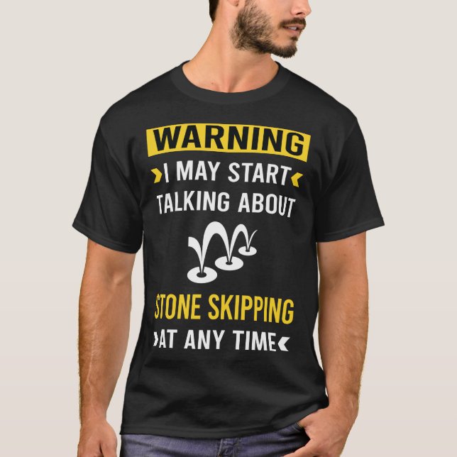 Stone Skipping Stones Rock Rocks Skimming T-Shirt (Front)