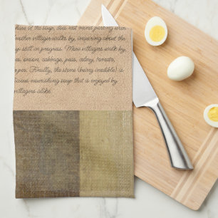 Stone Soup Folklore Treasures   Kitchen Towel