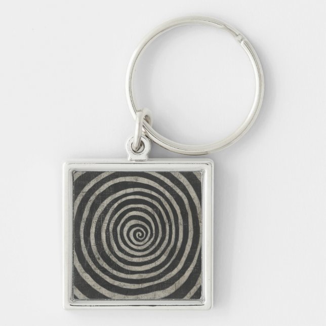 Stone - Spiral Keychain (Front)