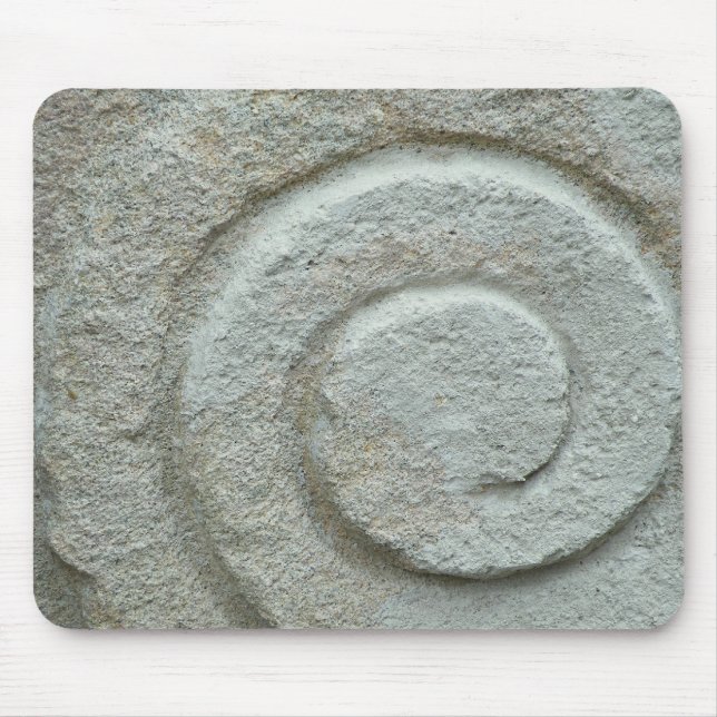 Stone spiral mouse pad (Front)