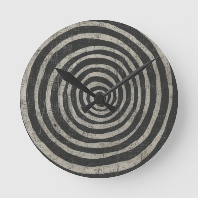 Stone - Spiral Round Clock (Front)
