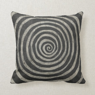Stone - Spiral Throw Pillow