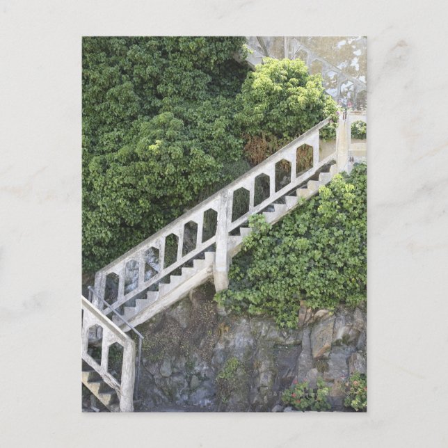 Stone stairway postcard (Front)