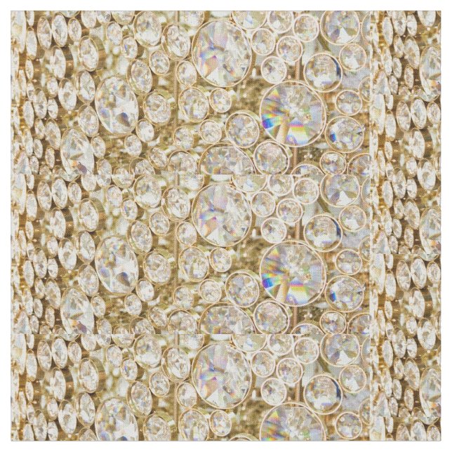 stone studded material fabric (Close Up)